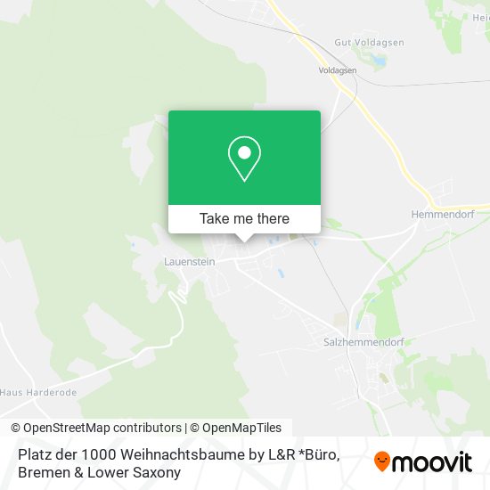 Platz der 1000 Weihnachtsbaume by L&R *Büro map