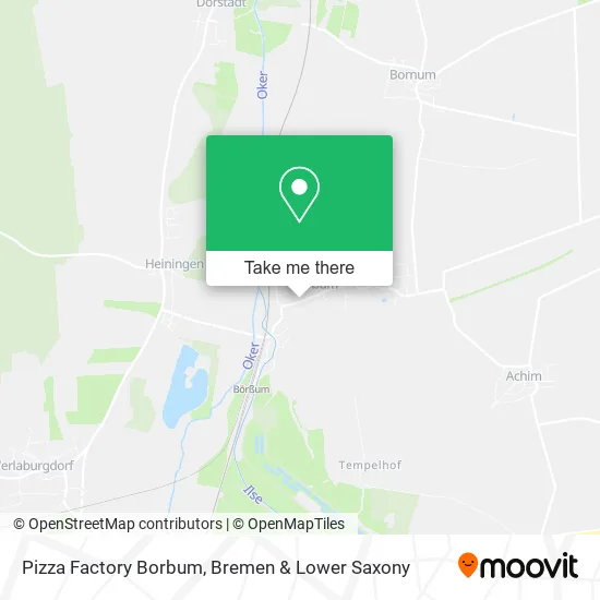 Карта Pizza Factory Borbum