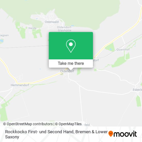 Rockkocko First- und Second Hand map