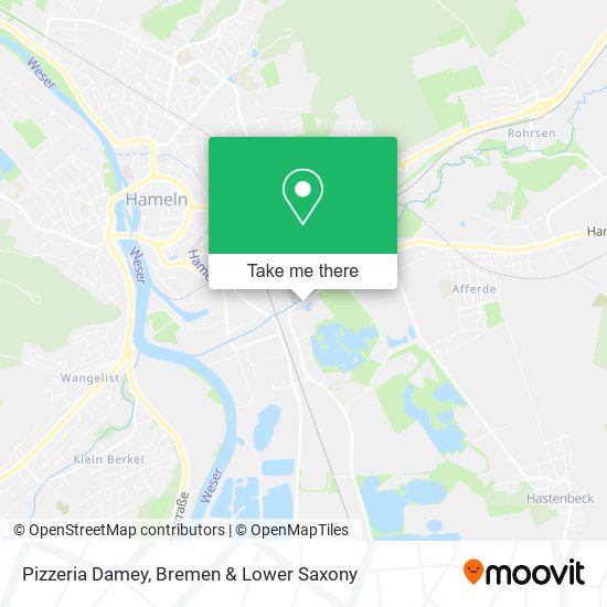 Pizzeria Damey map