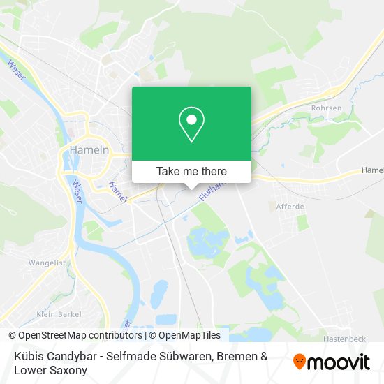 Kübis Candybar - Selfmade Sübwaren map