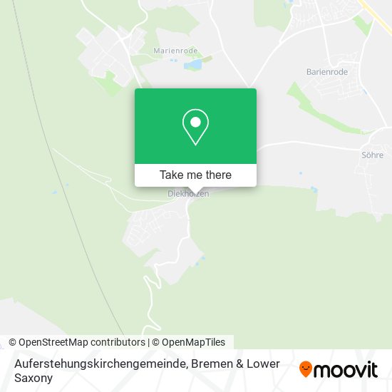 Auferstehungskirchengemeinde map
