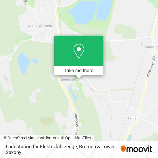 Ladestation für Elektrofahrzeuge map