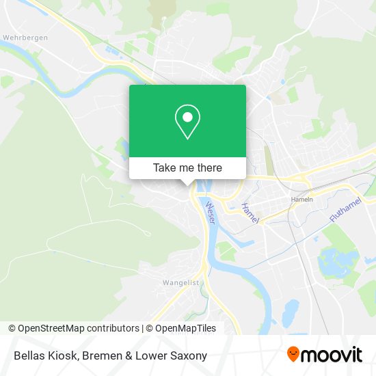 Bellas Kiosk map