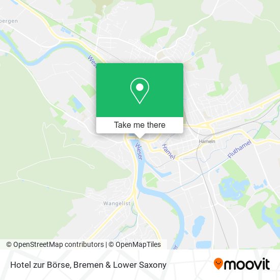 Hotel zur Börse map