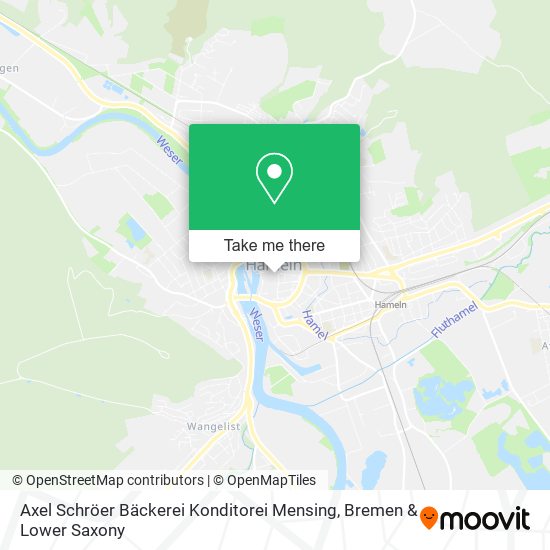 Axel Schröer Bäckerei Konditorei Mensing map