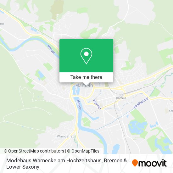 Modehaus Warnecke am Hochzeitshaus map