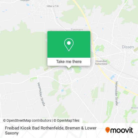 Freibad Kiosk Bad Rothenfelde map
