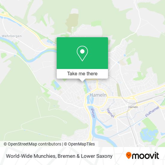 World-Wide Munchies map