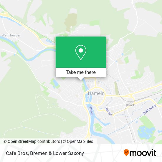 Cafe Bros map