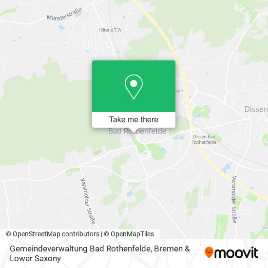 Gemeindeverwaltung Bad Rothenfelde map