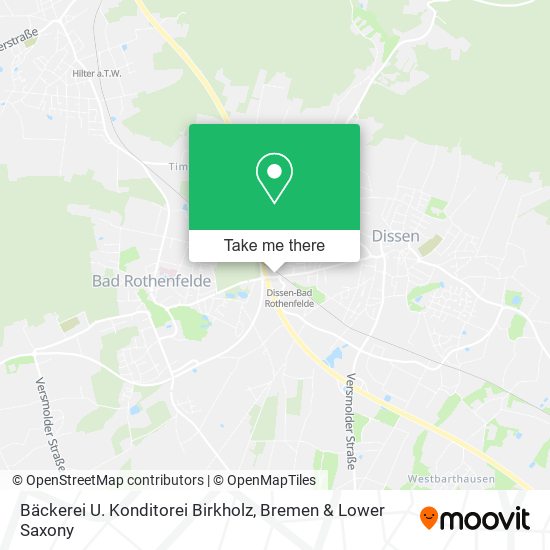 Bäckerei U. Konditorei Birkholz map