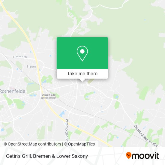 Cetin's Grill map