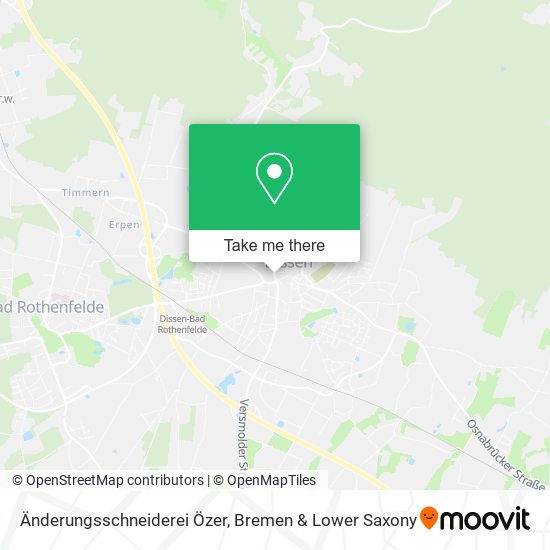 Änderungsschneiderei Özer map