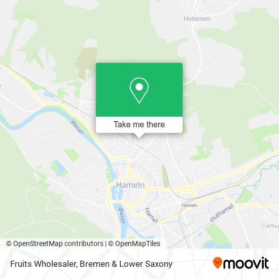 Fruits Wholesaler map