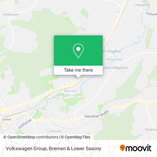 Volkswagen Group map