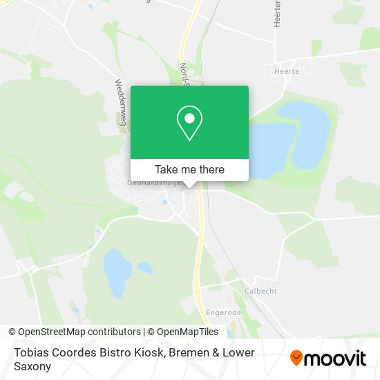 Tobias Coordes Bistro Kiosk map