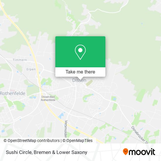 Sushi Circle map
