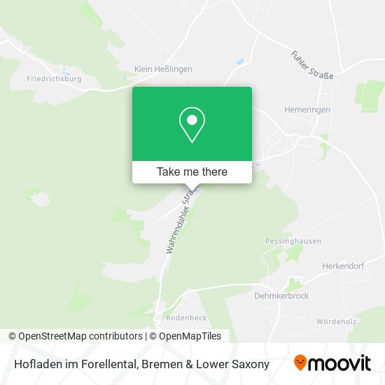 Hofladen im Forellental map