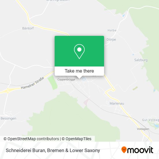 Schneiderei Buran map