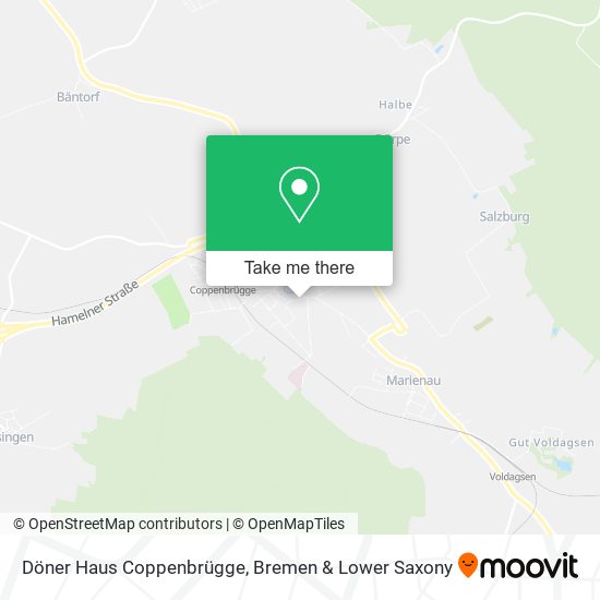 Döner Haus Coppenbrügge map
