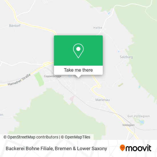 Backerei Bohne Filiale map