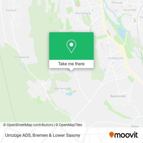 Umzüge ADS map