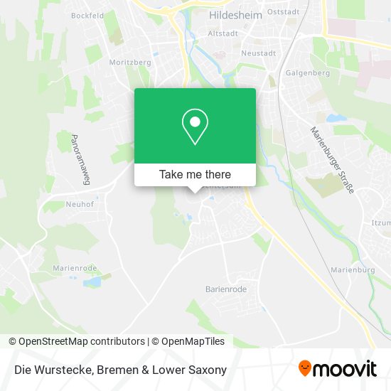 Die Wurstecke map