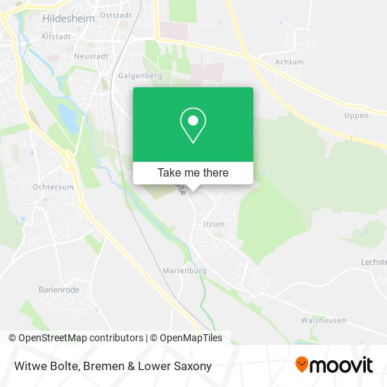 Witwe Bolte map