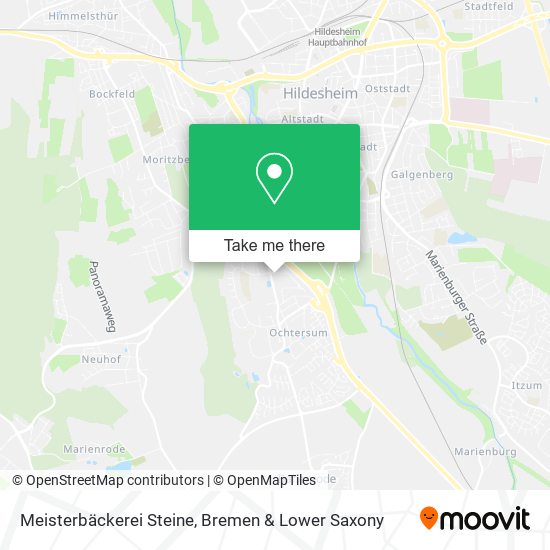 Meisterbäckerei Steine map