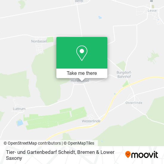 Tier- und Gartenbedarf Scheidt map
