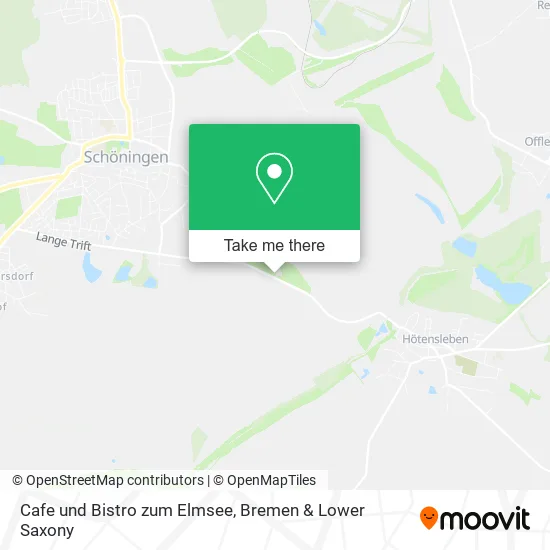 Карта Cafe und Bistro zum Elmsee