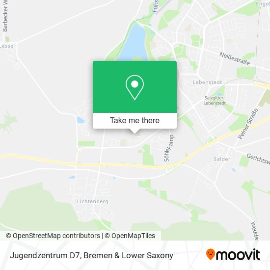 Jugendzentrum D7 map