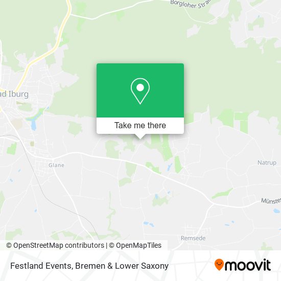 Festland Events map