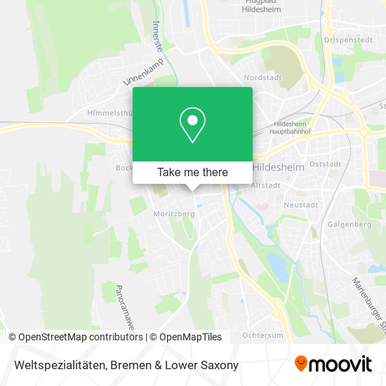 Weltspezialitäten map