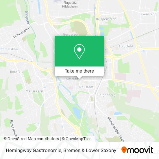 Hemingway Gastronomie map