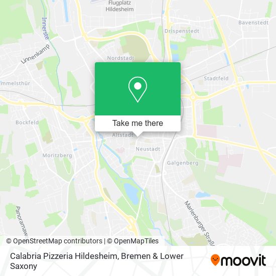 Calabria Pizzeria Hildesheim map