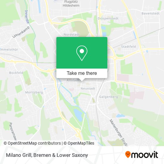 Milano Grill map