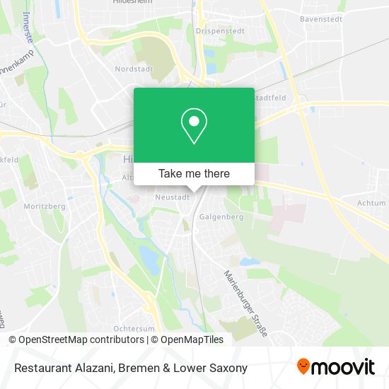 Restaurant Alazani map
