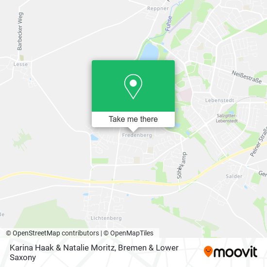 Karina Haak & Natalie Moritz map