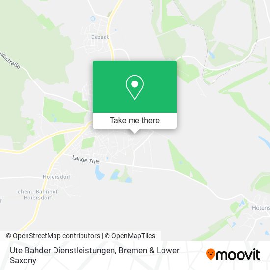 Ute Bahder Dienstleistungen map