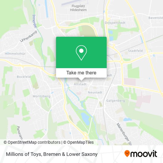 Millions of Toys map