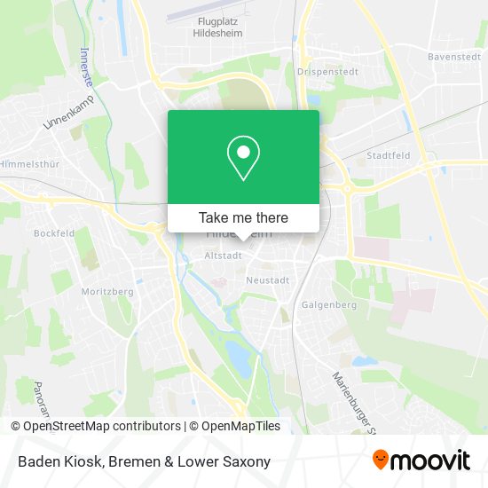 Baden Kiosk map