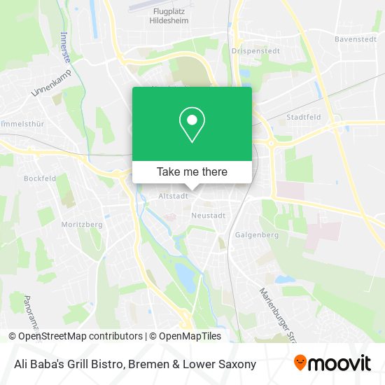 Ali Baba's Grill Bistro map