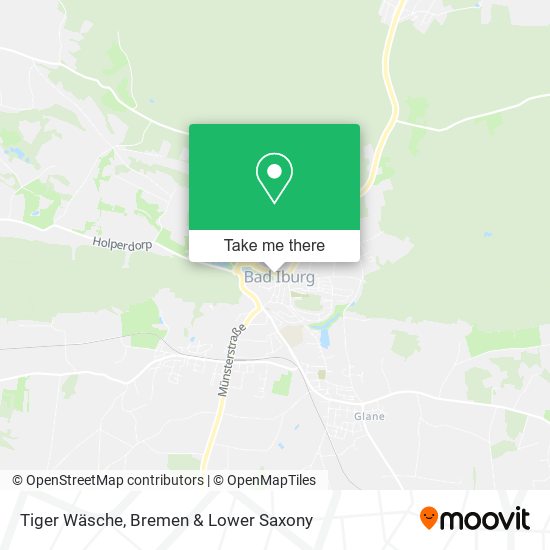 Tiger Wäsche map