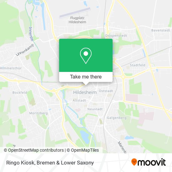 Ringo Kiosk map