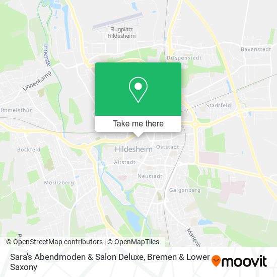 Sara's Abendmoden & Salon Deluxe map