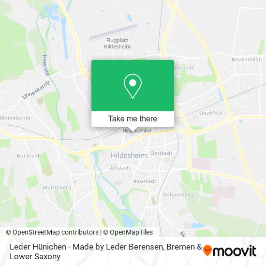 Leder Hünichen - Made by Leder Berensen map