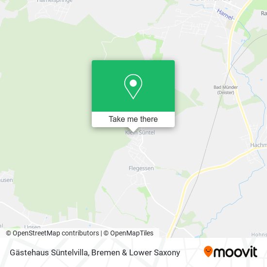 Gästehaus Süntelvilla map