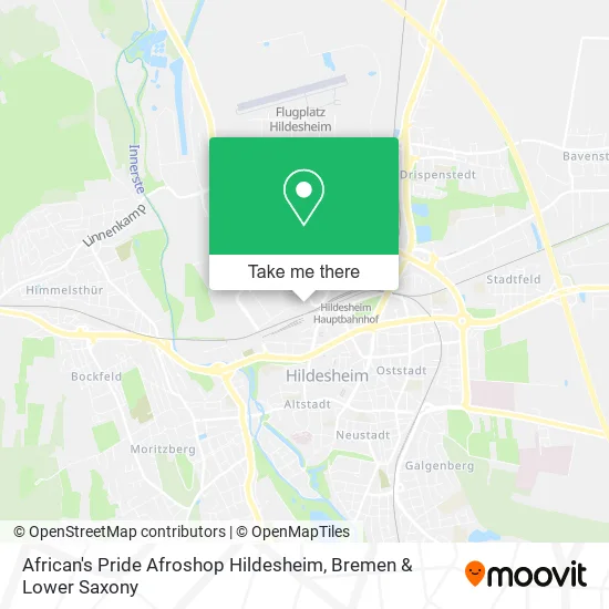 Карта African's Pride Afroshop Hildesheim